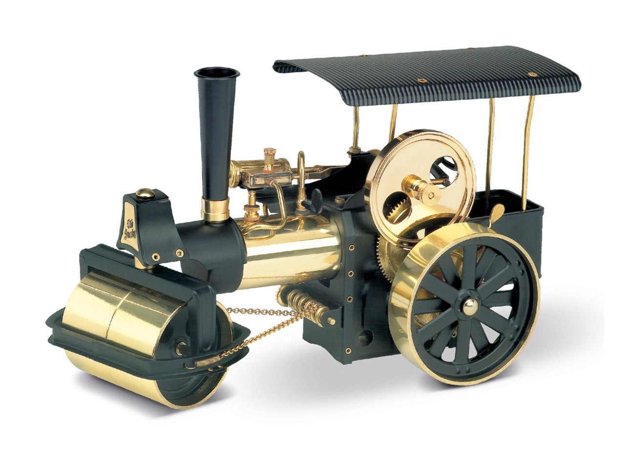 Rouleau compresseur D366 noir/laiton