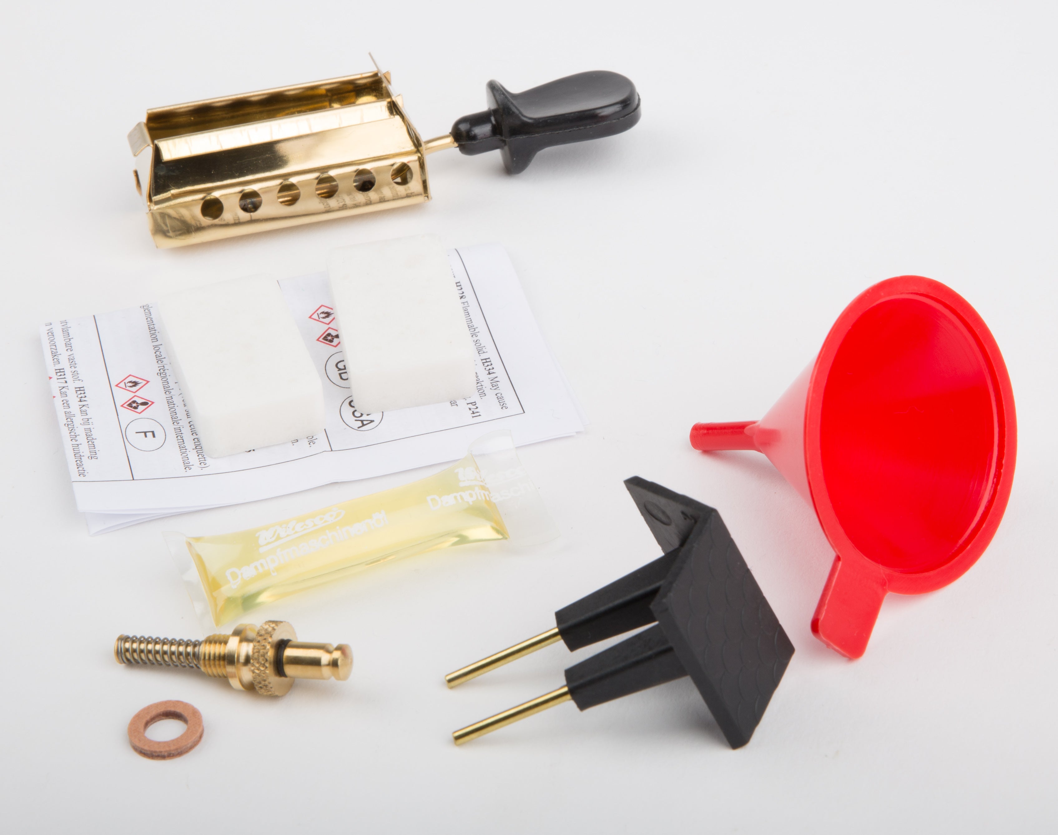 Accessoires complets dans le sac