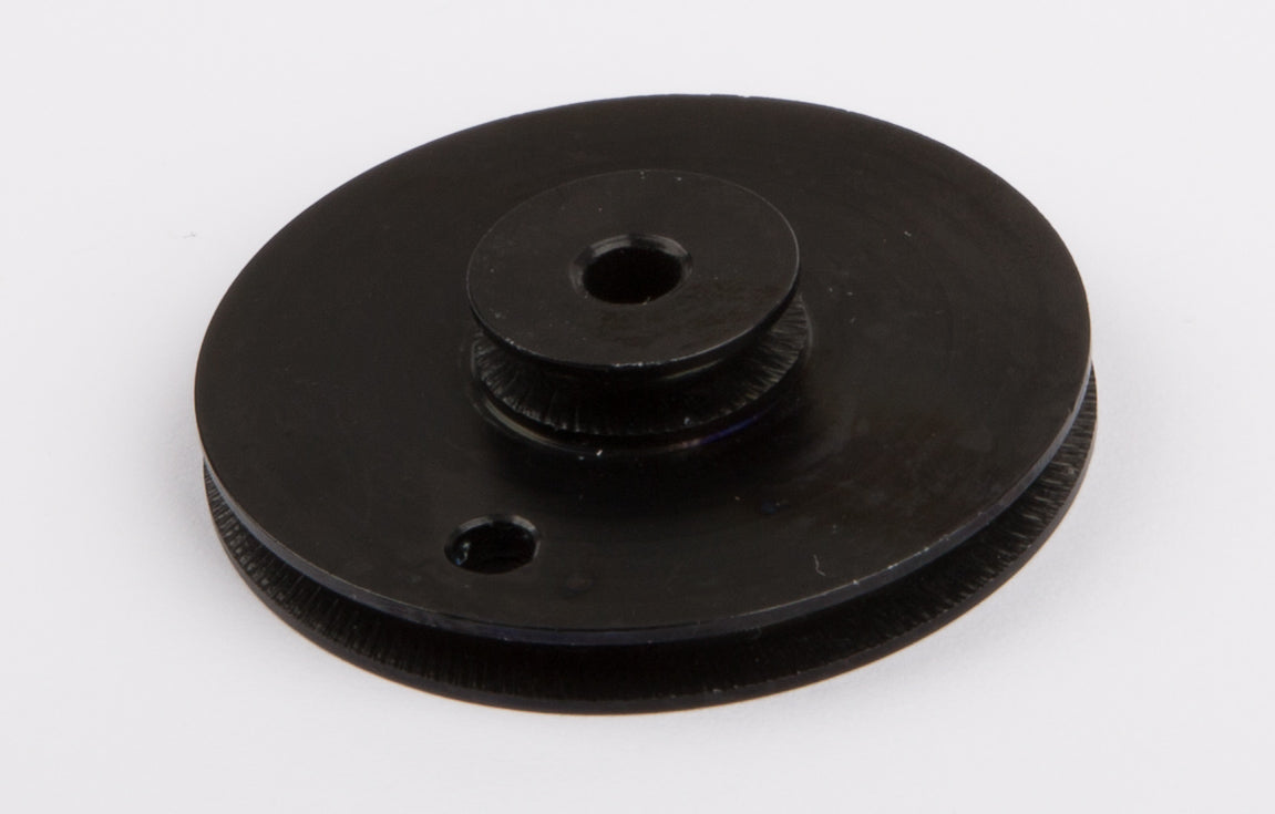 Schnurlaufrolle / Doppelschnurlaufrolle, ALU schwarz, D=38 mm