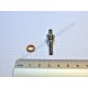 Spring loaded safety valve, after 1990, screw M 6 x 0,75 fine thread, nickel plated