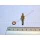 Spring loaded safety valve, after 1990, screw M 6 x 0,75 fine thread, brass