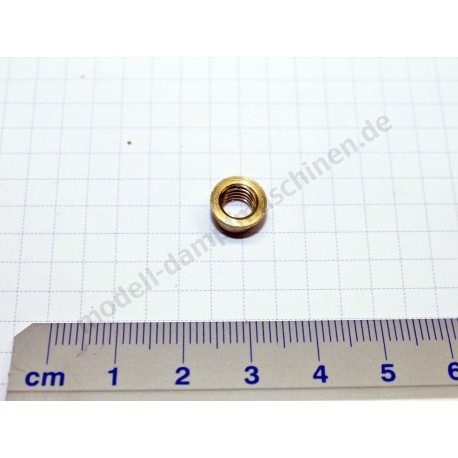 Collar nut / solder ring M 6 for spring loaded safety valve, steam whistle and manometer