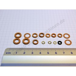 Dichtungen Sortiment M3 - M6