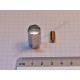 Manometer base, nickel plated, with thread pin M6