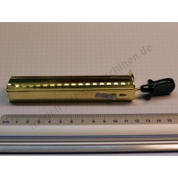 Burner slide, brass 120 mm