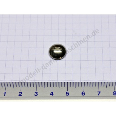 Capuchon de fixation pour axe de 5 mm de diamètre (nickelé)