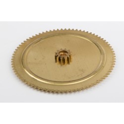 Cog wheel, double, brass