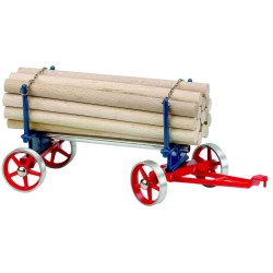 Wilesco A425 Chariot avec chargement de bois longs