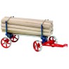 Wilesco A425 Chariot avec chargement de bois longs