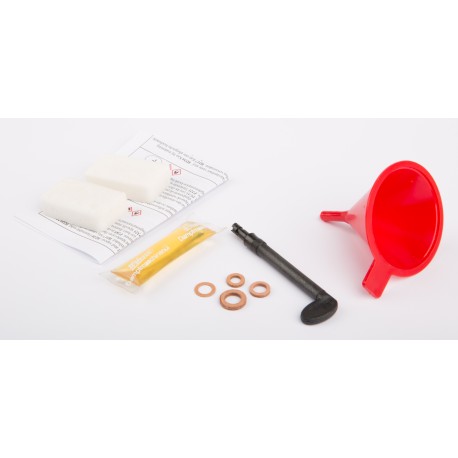 Complete accessory set in a bag