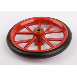 Wheel, metal, with rubber tyre 84 mm outside