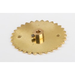 Engrenage pour chaîne, diamètre 61 mm, 10 dents, alésage 4 mm