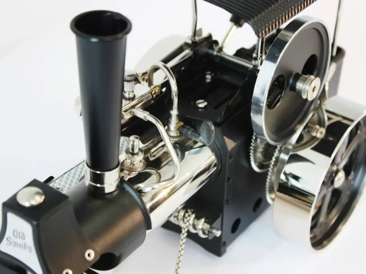 Wilesco Dampfwalze D368 schwarz/nickel