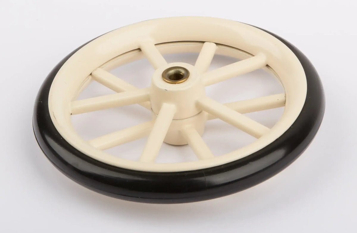 Rad mit Gummireifen, 84 mm außen