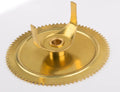 Zahnrad mit Mitnehmer, messing