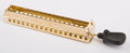 Brennerschieber 120 mm, messing