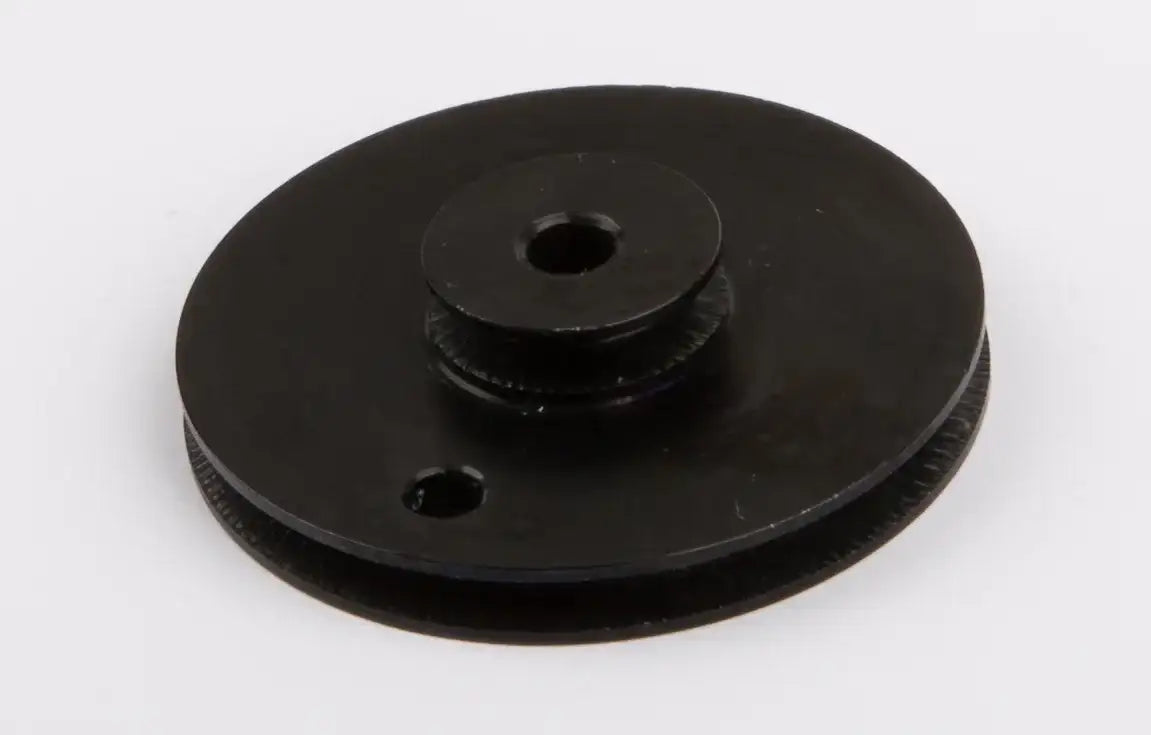 Schnurlaufrolle / Doppelschnurlaufrolle, ALU schwarz, D=38 mm