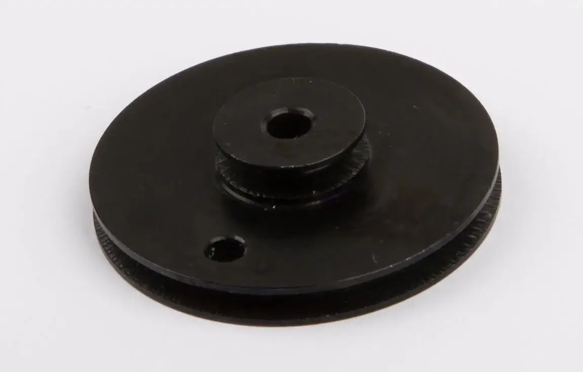 Schnurlaufrolle / Doppelschnurlaufrolle, ALU schwarz, D=38 mm