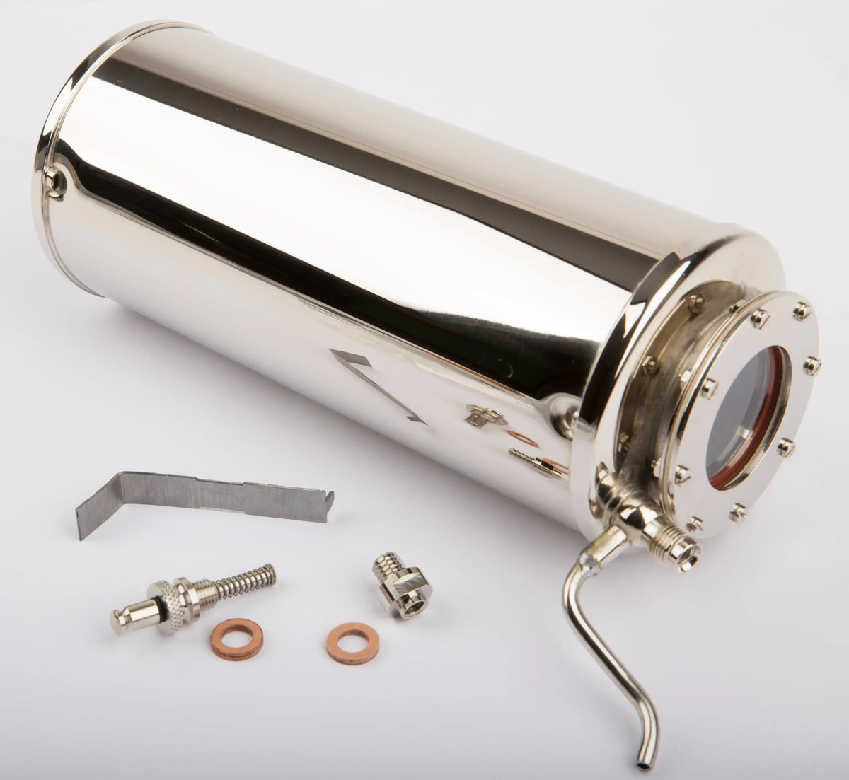 Kessel mit Federsicherheitsventil inkl. Glas u. Befestigung