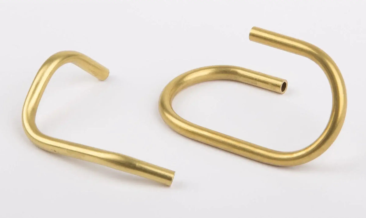 Dampfrohr, 2-teilig, messing