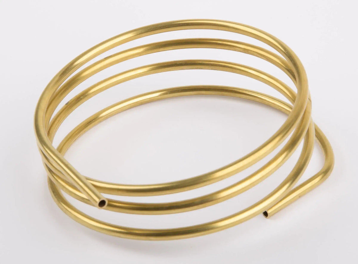 Dampfrohr, messing, 0,5 x 3,5,1 m, auf Rolle