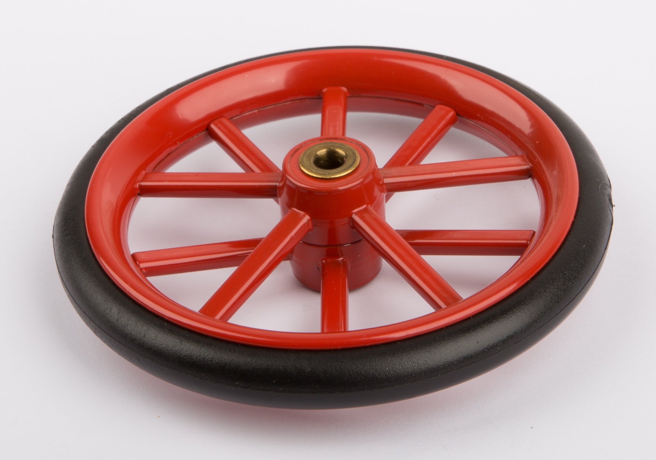 Rad mit Gummireifen, 84 mm außen