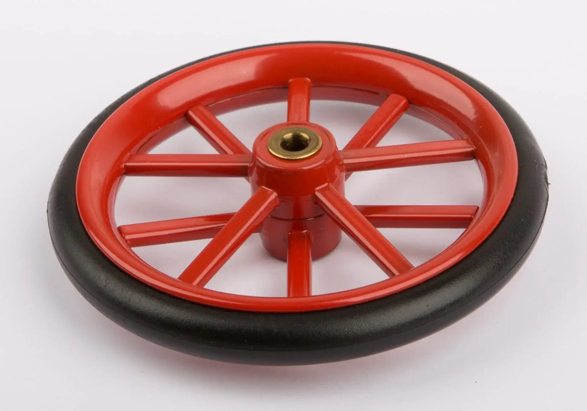 Rad mit Gummireifen, 84 mm außen